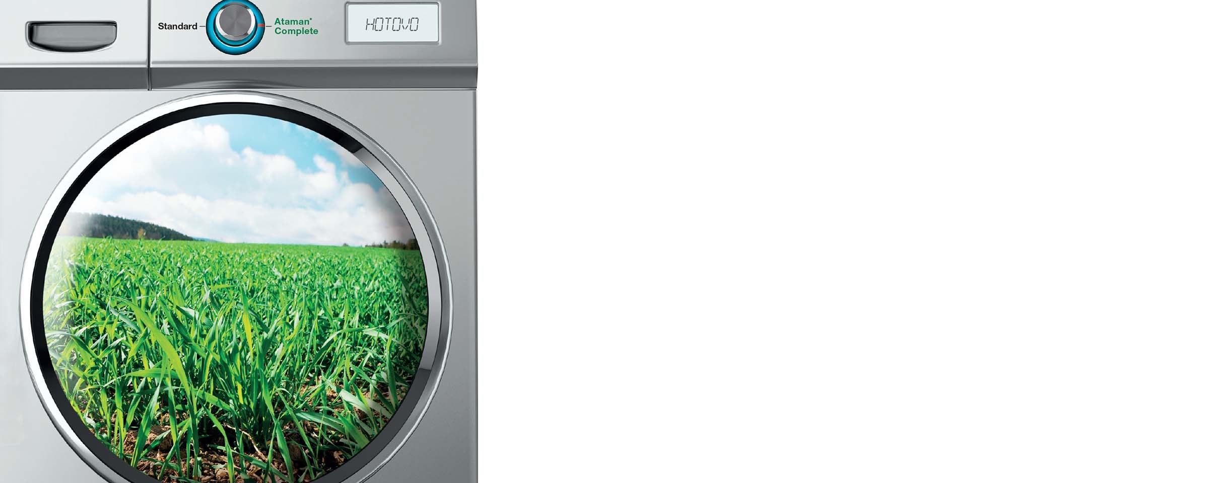 velká pračka, co pere pole a zbavuje ho plevelů